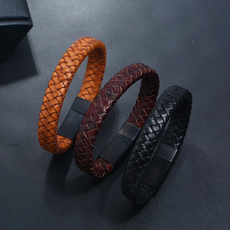 Woven Multilayer Men's Leather Bracelet Ethnic Wind Bracelet Jewelry Bracelet