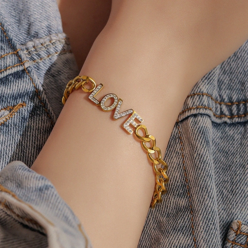 Love Letter Thick Bracelet Fashion Couple