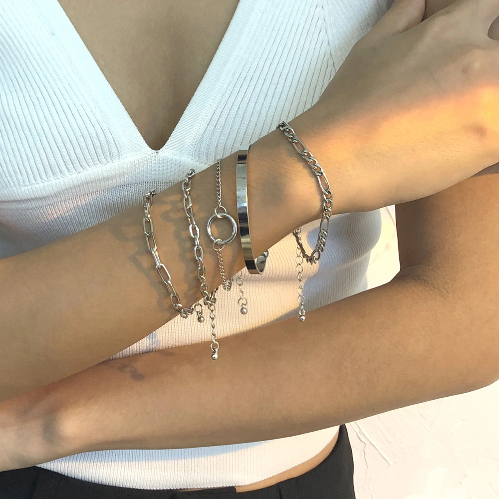 Chain Ring Bracelet Personality Trend Bracelet