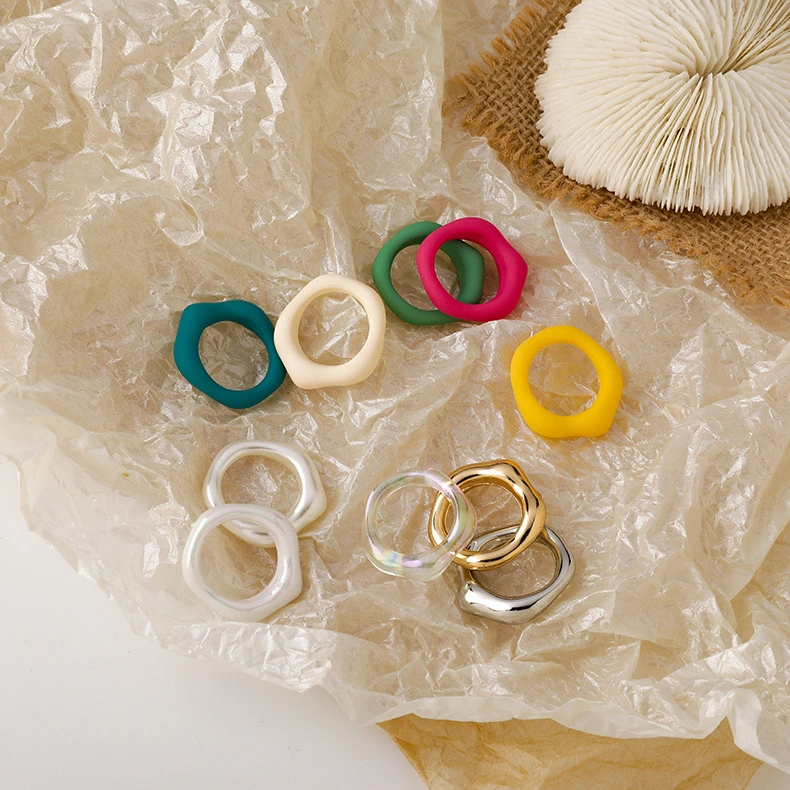 Simple Versatile Polygon Resin Acrylic Ring