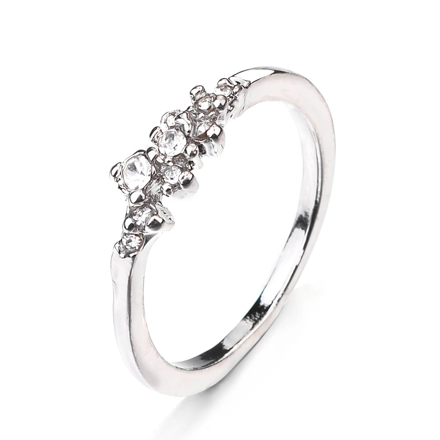 Fast Fashion Wholesale Of 9 Rhinestone Crystal Rings