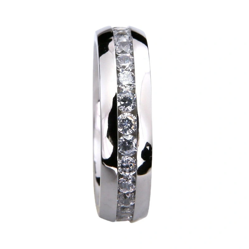 Fashion Ring Single Row With Diamond Finger Ring