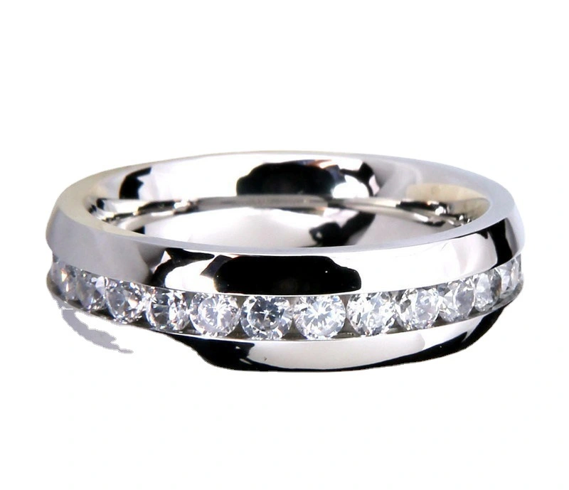 Fashion Ring Single Row With Diamond Finger Ring