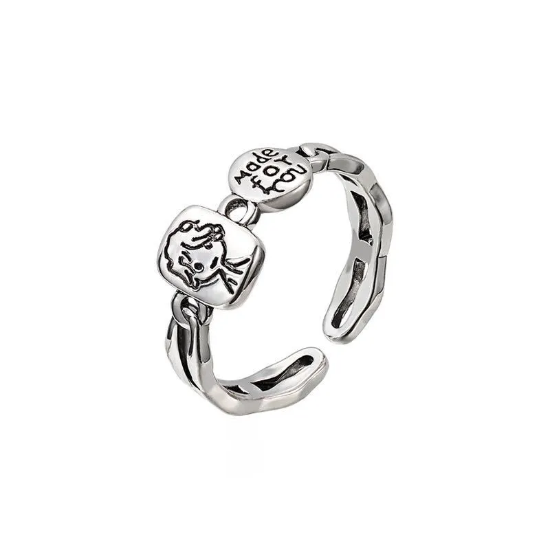 Retro Personality Cold Wind Index Finger Ring