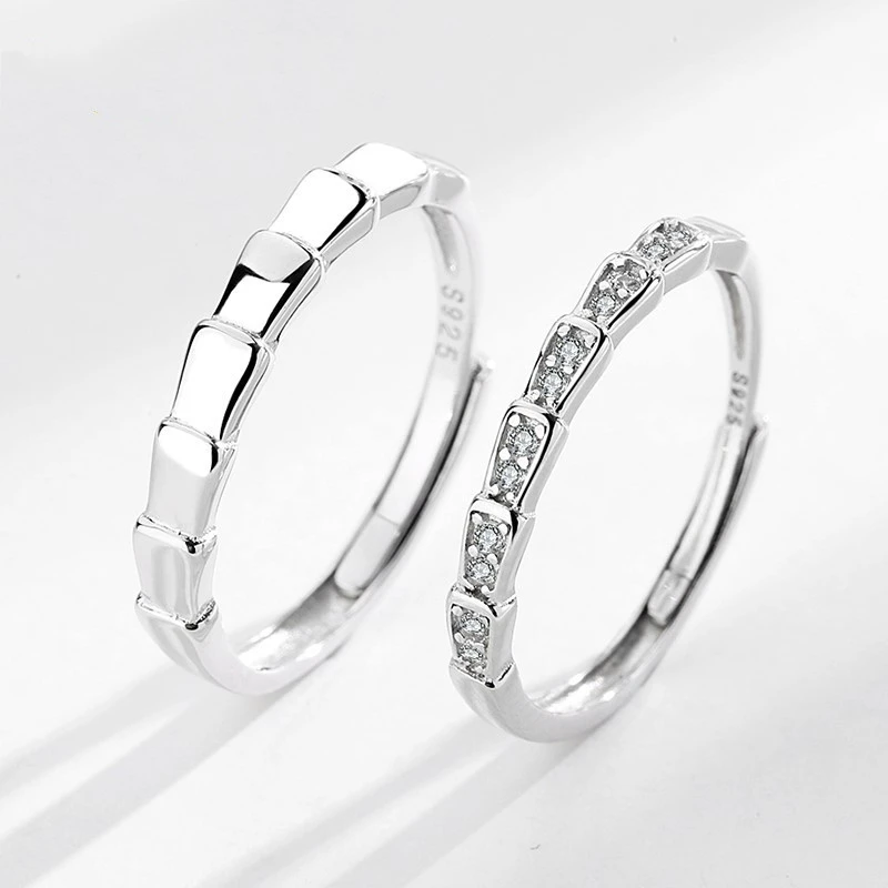 Bamboo Love Couple Ring