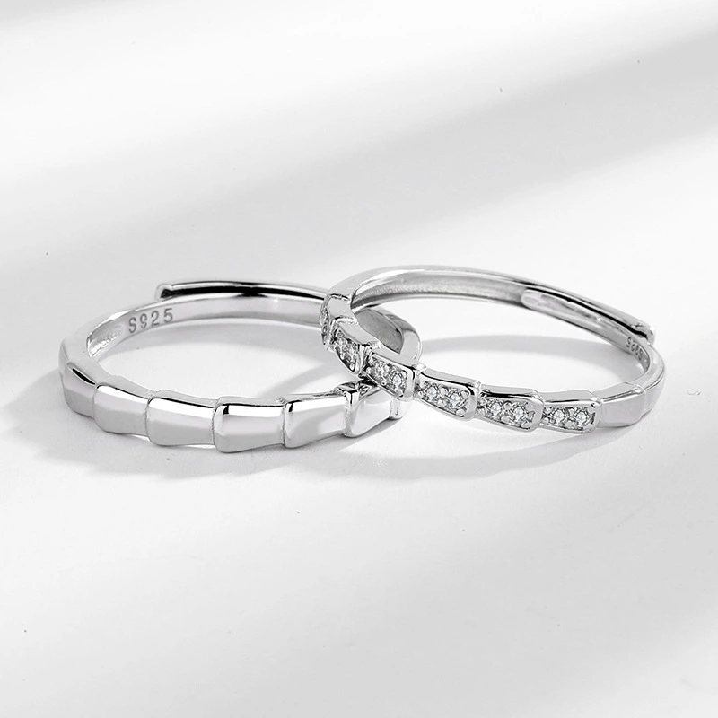 Bamboo Love Couple Ring