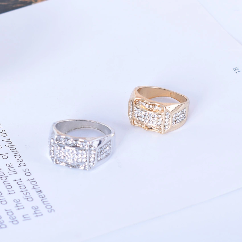 Fashion European And American Diamond Men's Ring