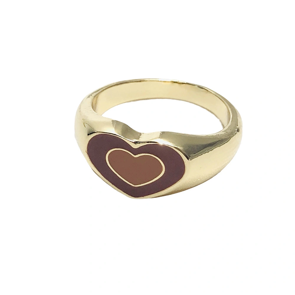 Double Love Element Ring, Ring Gold And Silver Girl