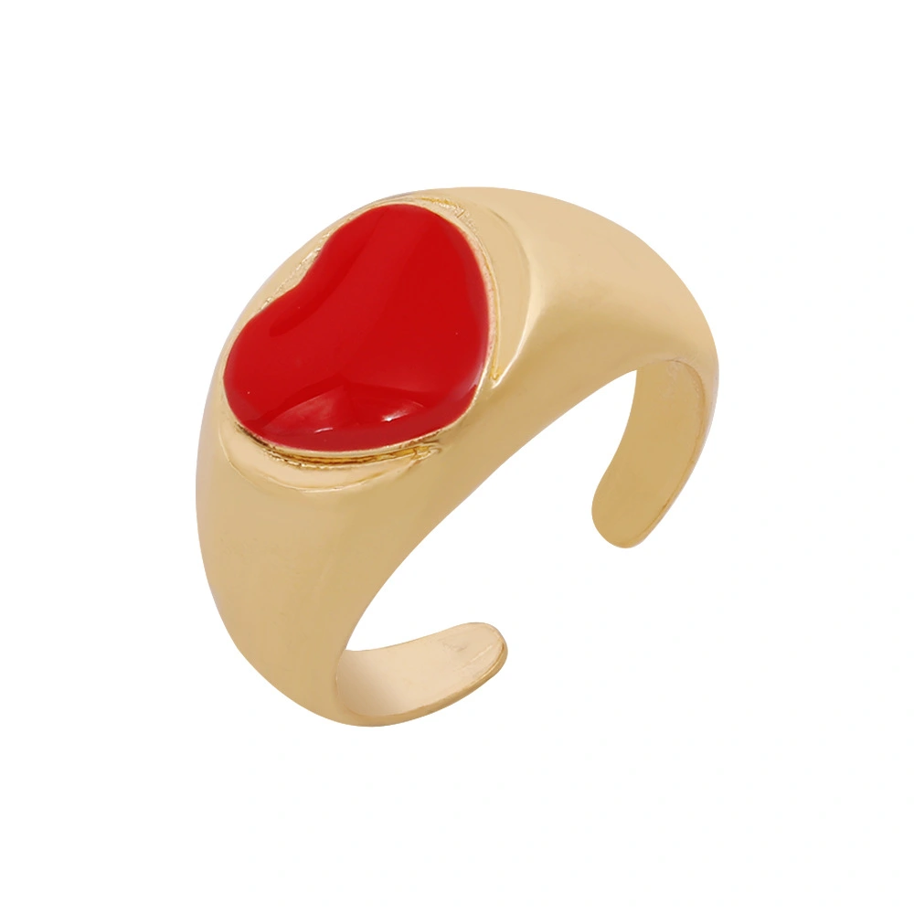 Simple Opening Multicolor Adjustable Ring