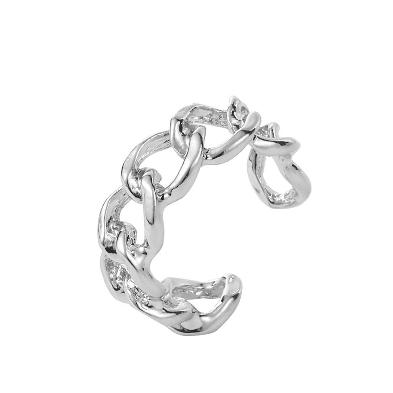 Korean Version Of The New Three-piece Suit Ring Simple Opening Adjustable Ring