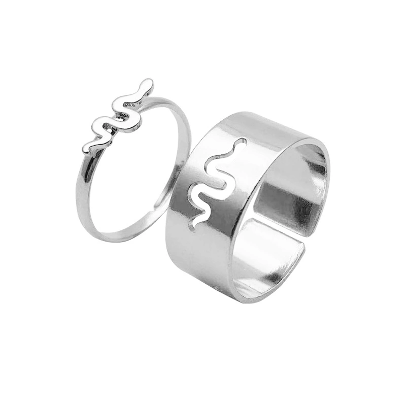 Snake-shaped Ring 2-piece Ring Ring Jewelry