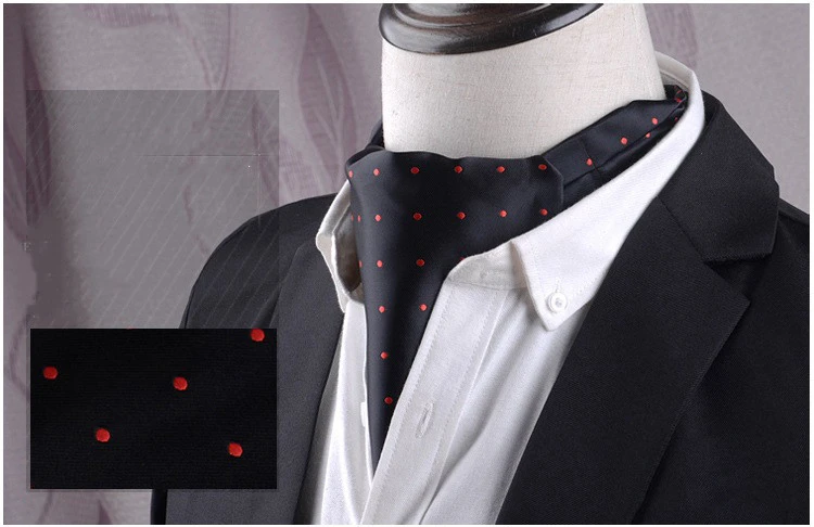 Gentleman Style Polyester Jacquard Men's Trendy Scarf