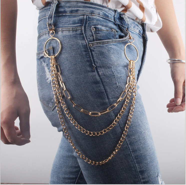 Fashion Simple Hip Hop Rock Metal Pants Chain