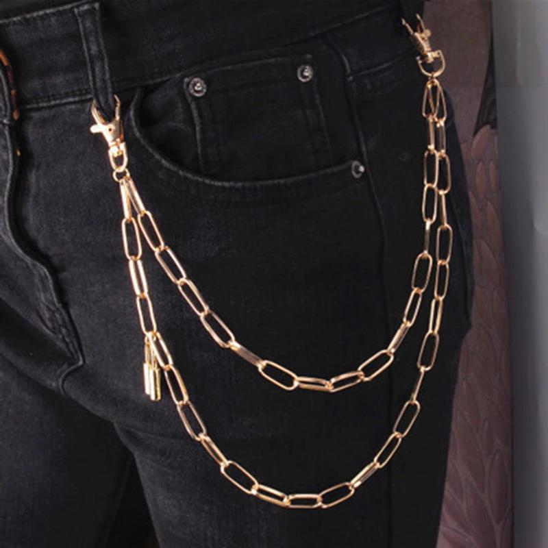 Punk Style Retro New Multi-layer Chain Trousers Chain