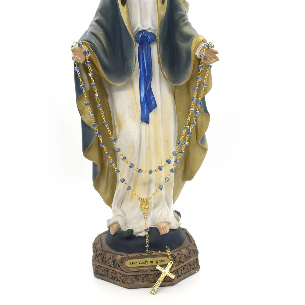 Box Cross Border Trade Blue Crystal Rosary
