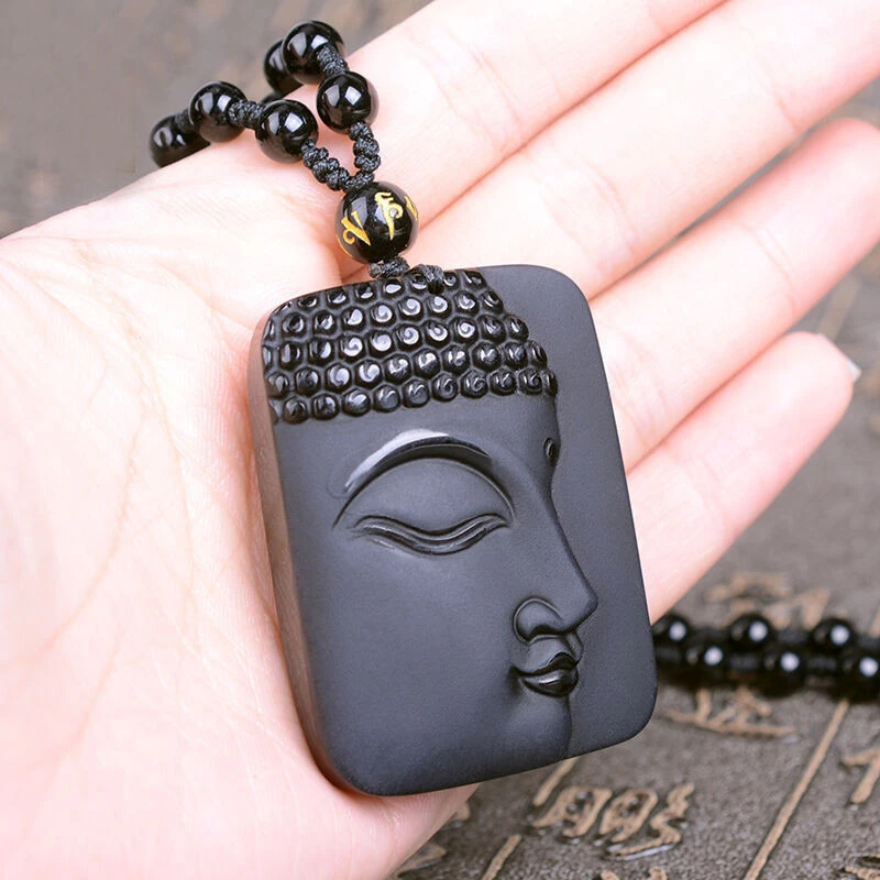 Tathagata Buddha Pendant Sakyamuni Necklace Jade