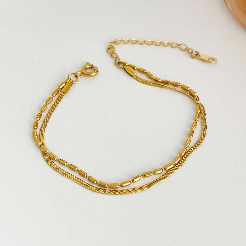 Titanium Steel Color-preserving Personality Snake Bone Chain