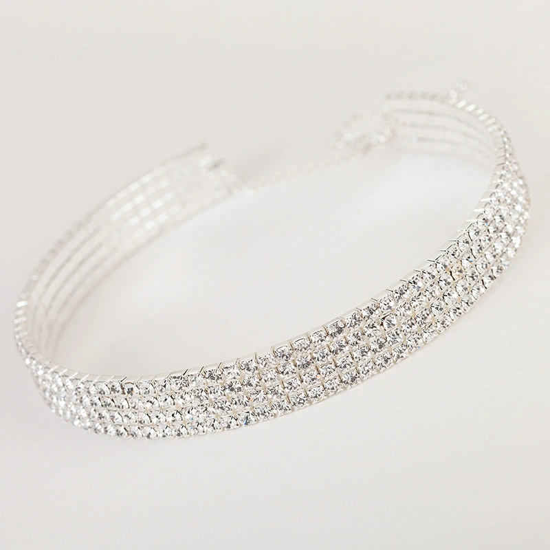 Short Rhinestone Clavicle Chain Collar Collar Women'S Accessories