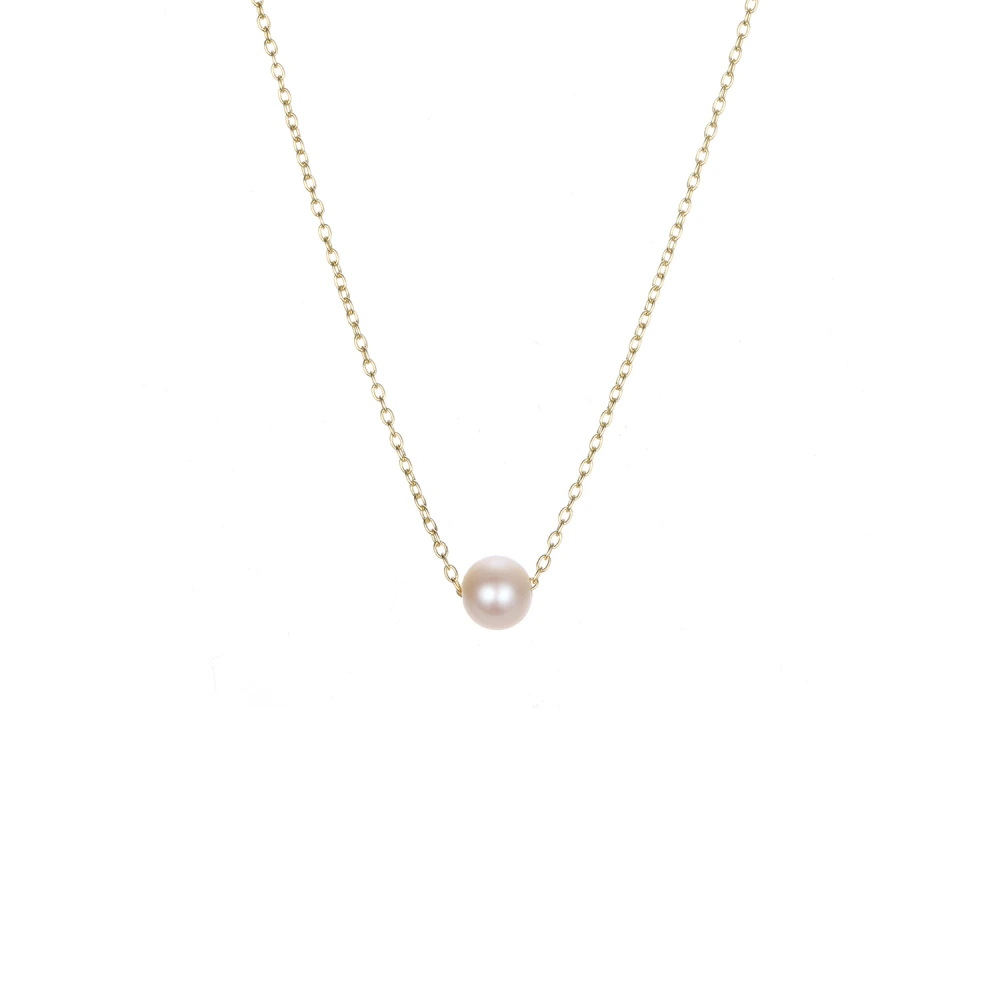 Isla Gold Pearl Necklace