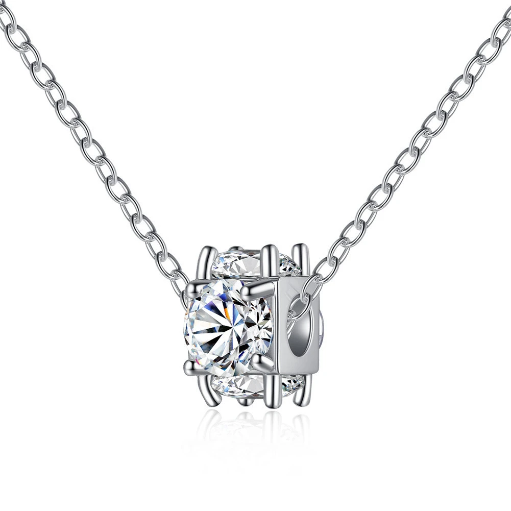 Hollow Fashion Pendant Square Necklace
