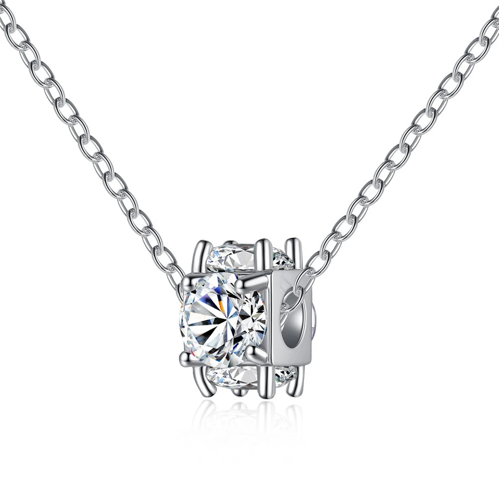 Hollow Fashion Pendant Square Necklace