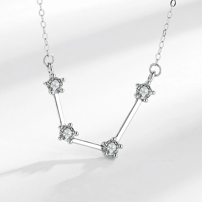 Twelve Constellation Guardian Necklace In Sterling Silver