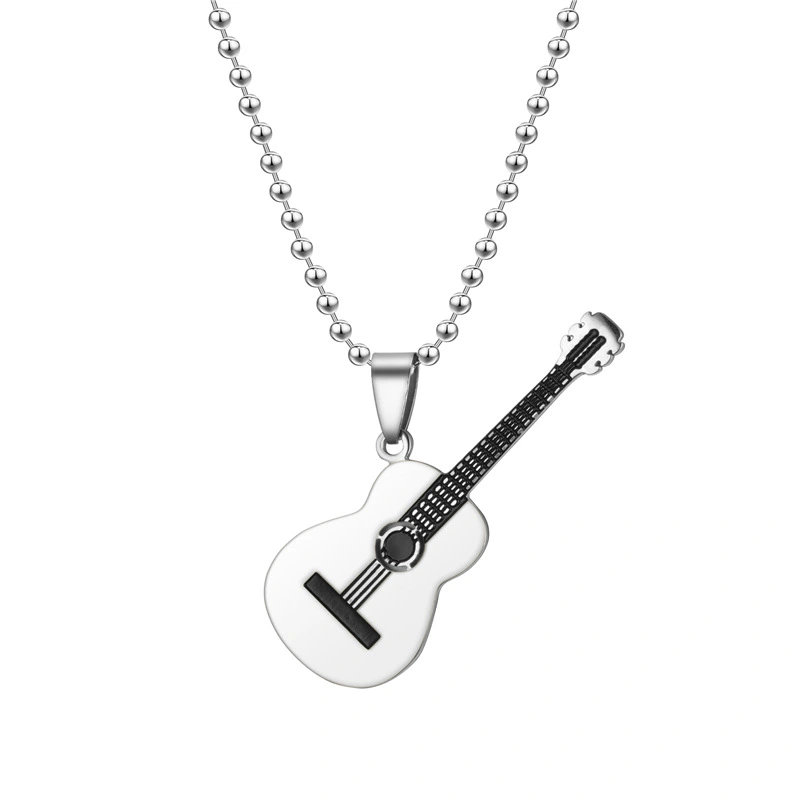 Music Guitar Pendant Lover Gift Fashion Couple Pendant