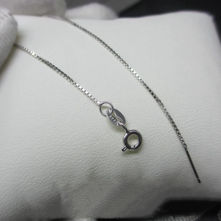 S925 Sterling Silver Necklace With Passepartout Necklace