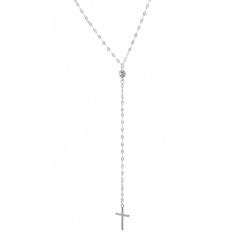 Fashion Personality Simple Item Ornaments Retro Cross Diamonds