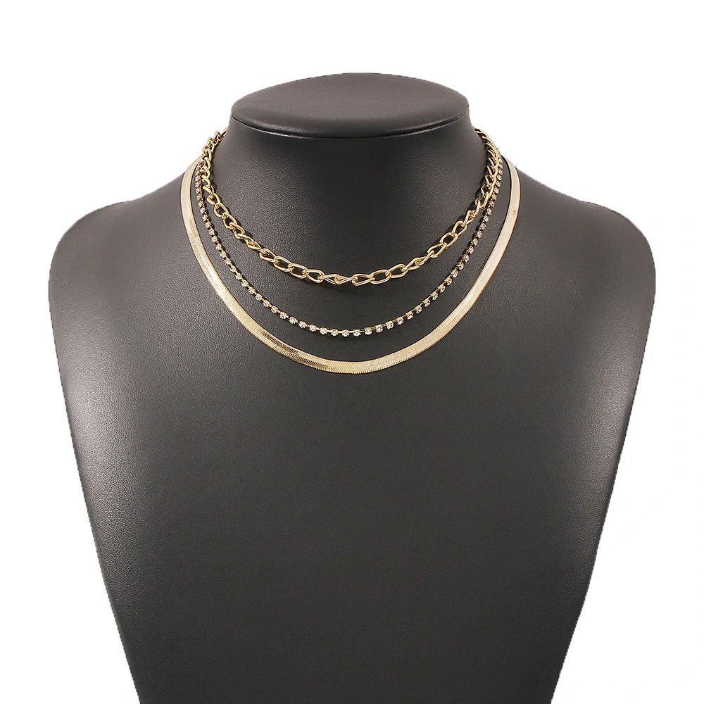 Chain Necklace Ins Simple Style Stacking Necklace Set
