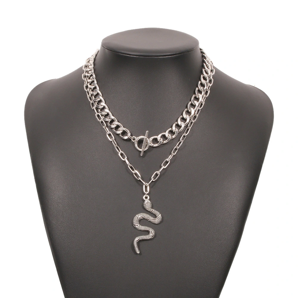 New Necklace Alloy Animal Snake Exaggerated Creative Clavicle Chain Female