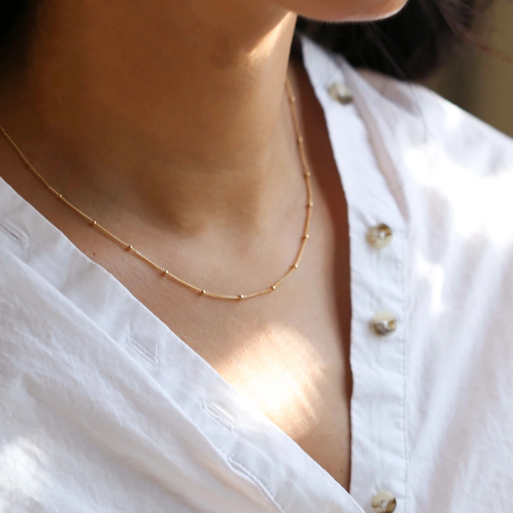 Rose Gold Stainless Steel Clavicle Chain