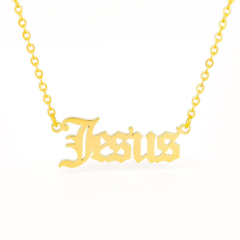 European And American New Fashion Titanium Steel English Letters