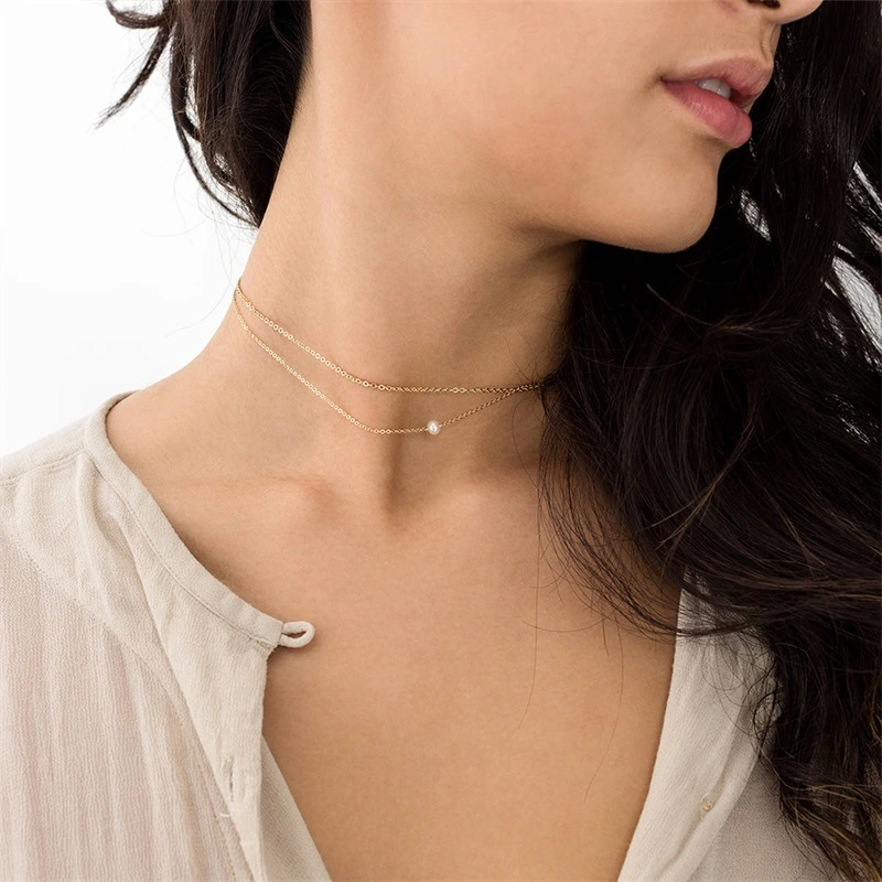 European And American New Stainless Steel Necklace