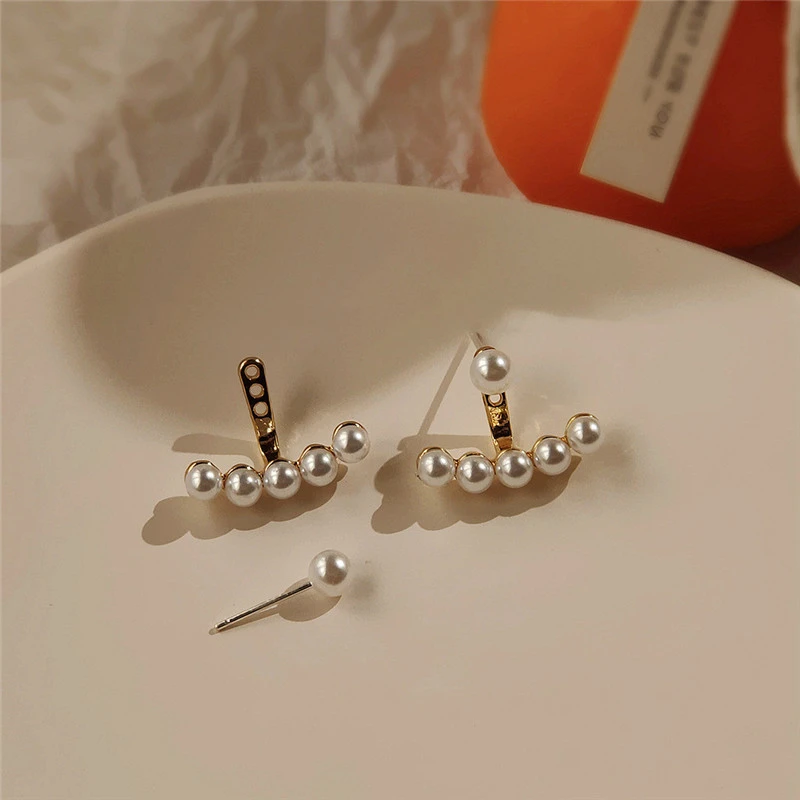 Korean Version Of Dongdaemun Pearl Stud Earrings