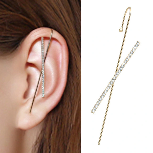 One Word Slash Lightning Piercing Ear Needle