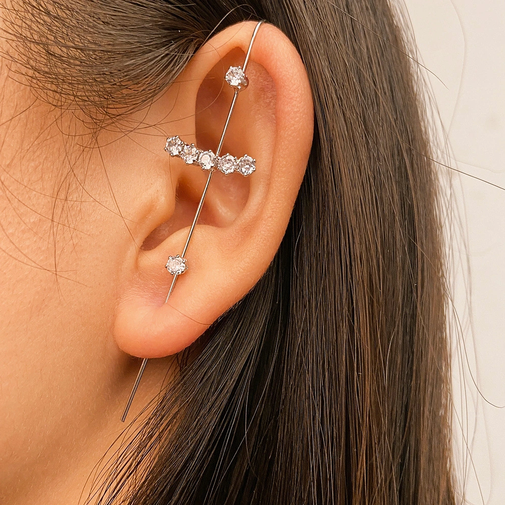 One Word Slash Lightning Piercing Ear Needle