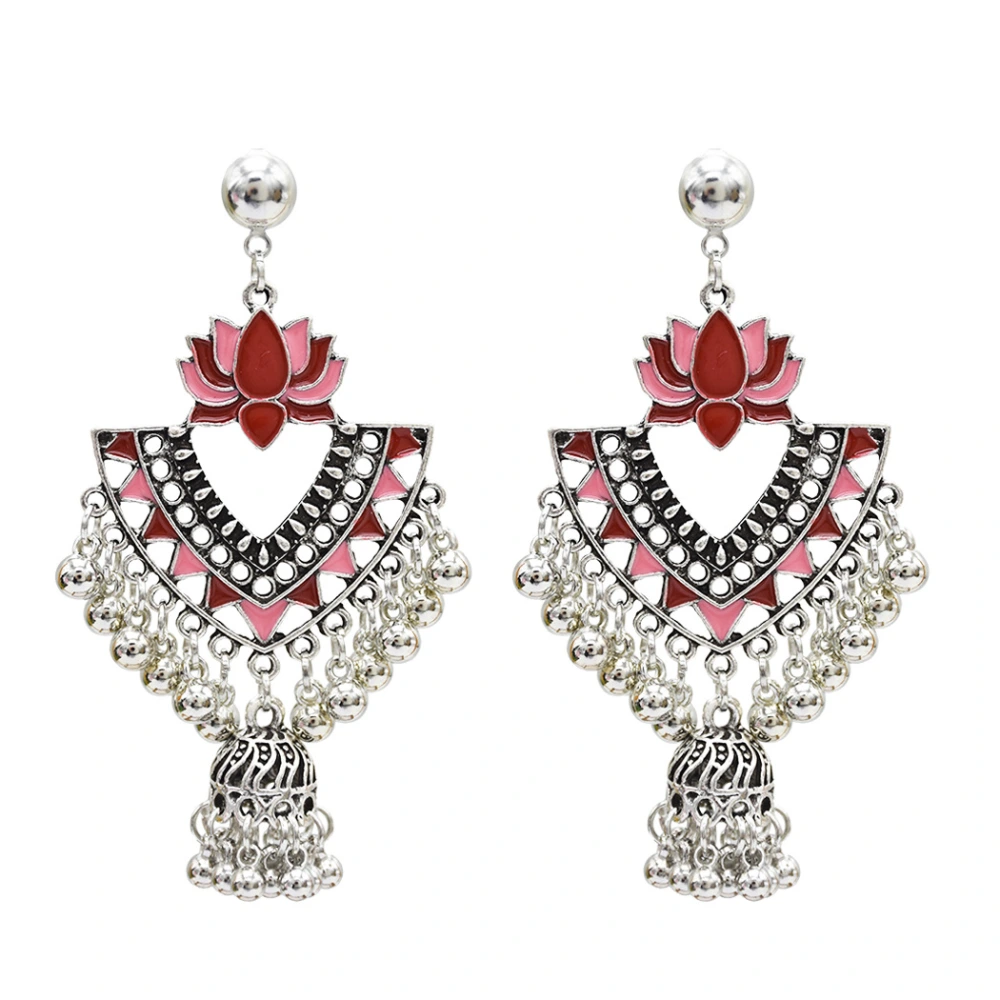 Retro Ethnic Palace Style Classical Hollow Bell Earrings