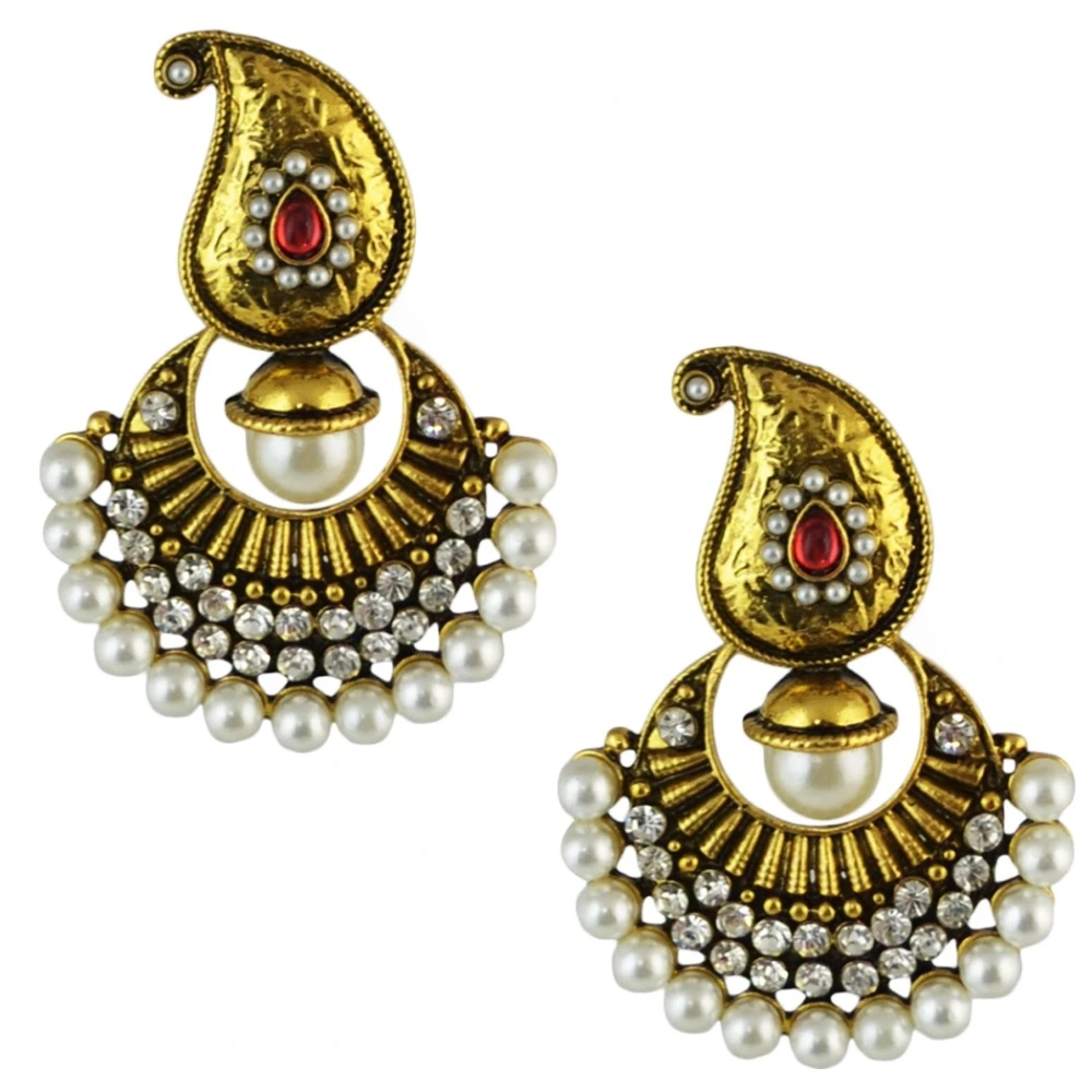 Indian vintage earrings wholesale pearl earrings