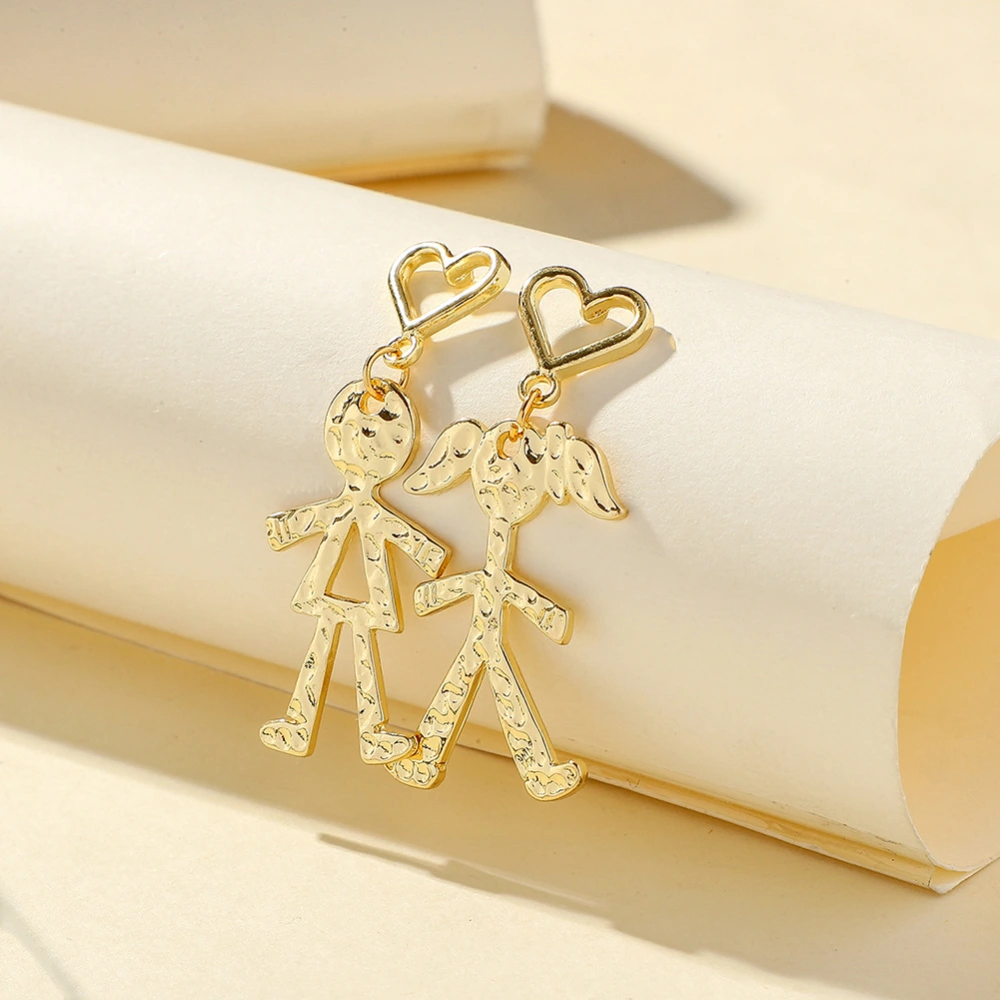 Personalized Boy And Girl Playful Earrings