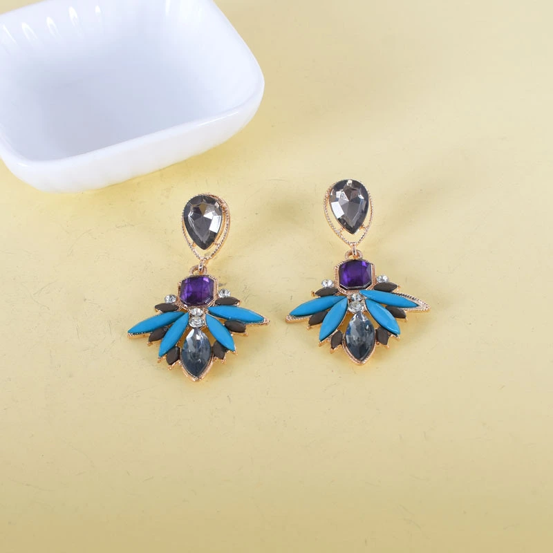 Zircon Small Fragrant Wind Drop Earrings