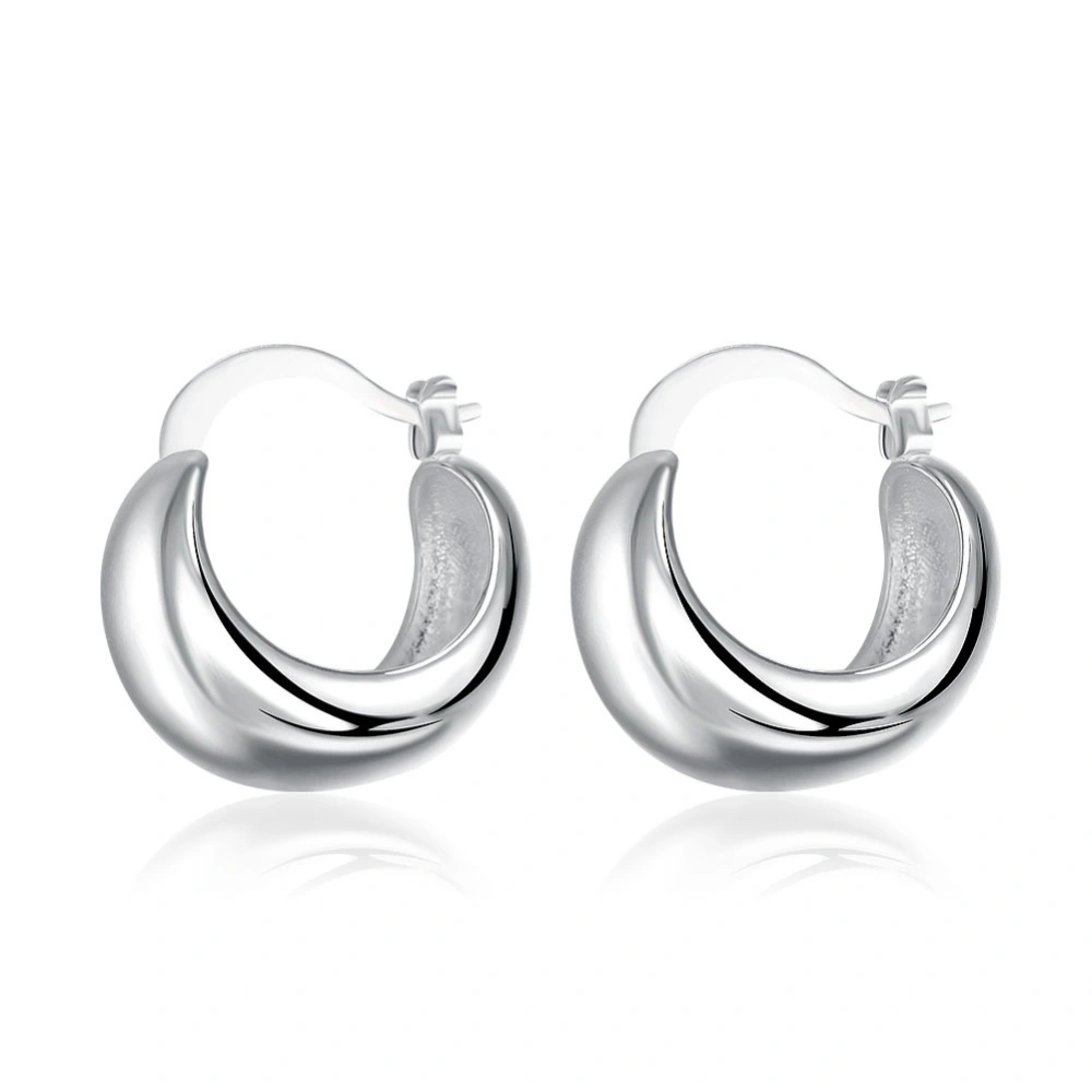 Fashion Retro Exaggerated Round Ear Buckles