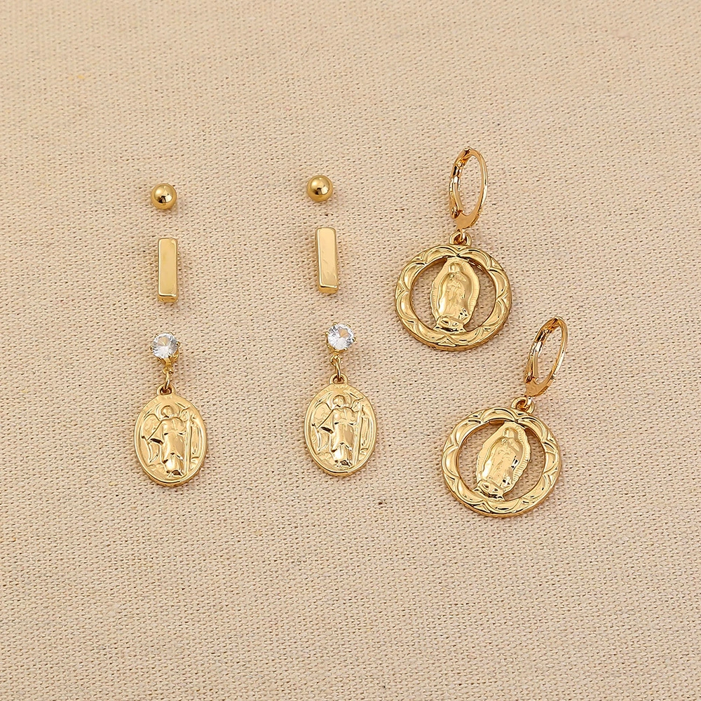 Temperament Roman Portrait Pendant Combination Set Ornament