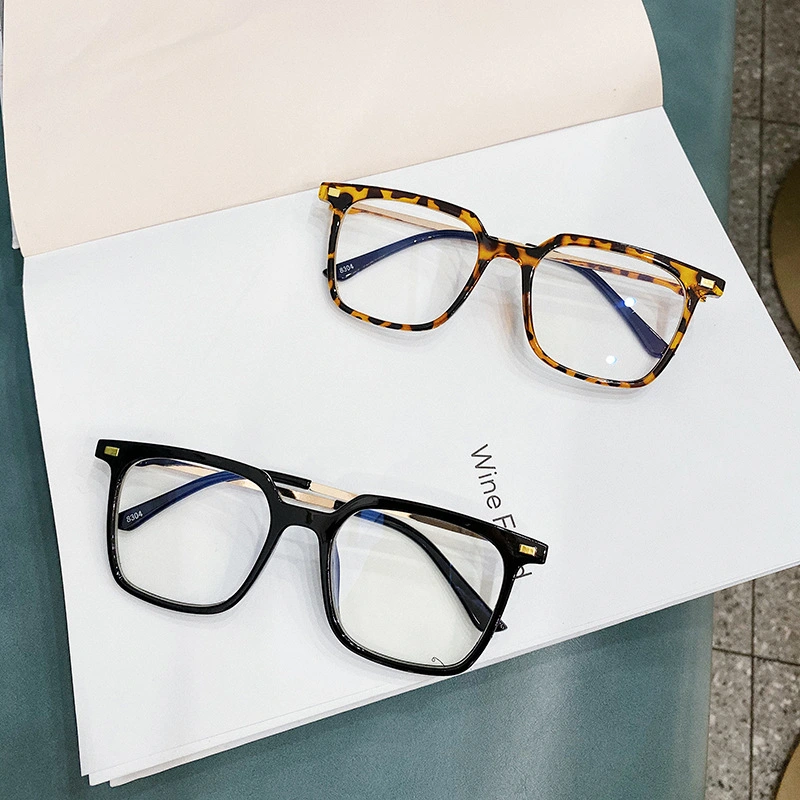 Plain Glasses, Square Glasses Frame, All-match Myopia Glasses Frame