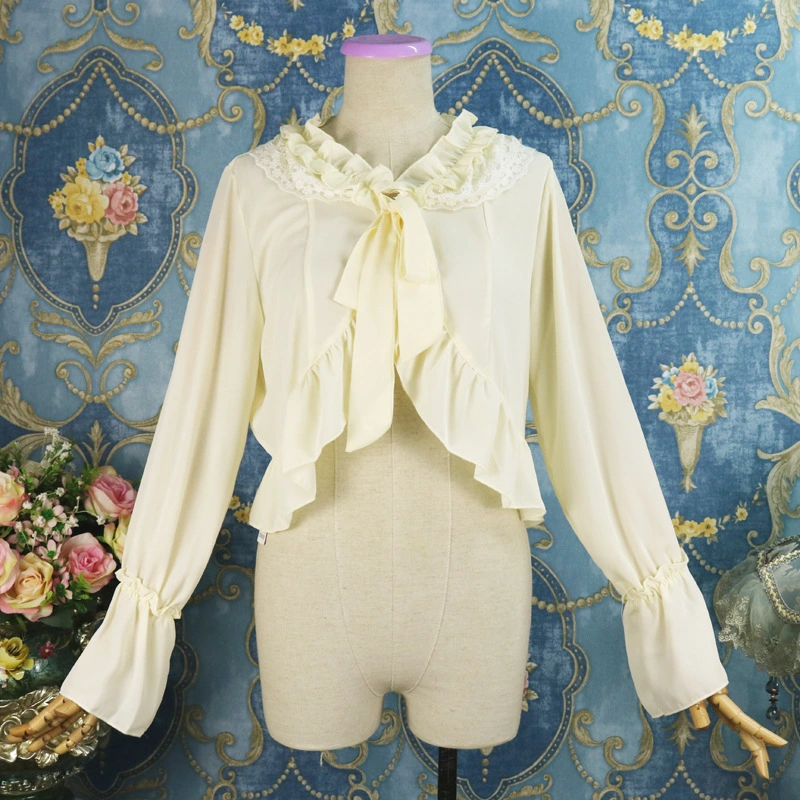 Spring And Autumn Chiffon Cardigan Summer Sunscreen Lace All-match Shirt