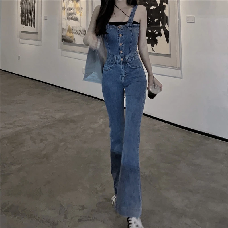 Flared Pants Slim Slimming Trousers Tube Top Jeans