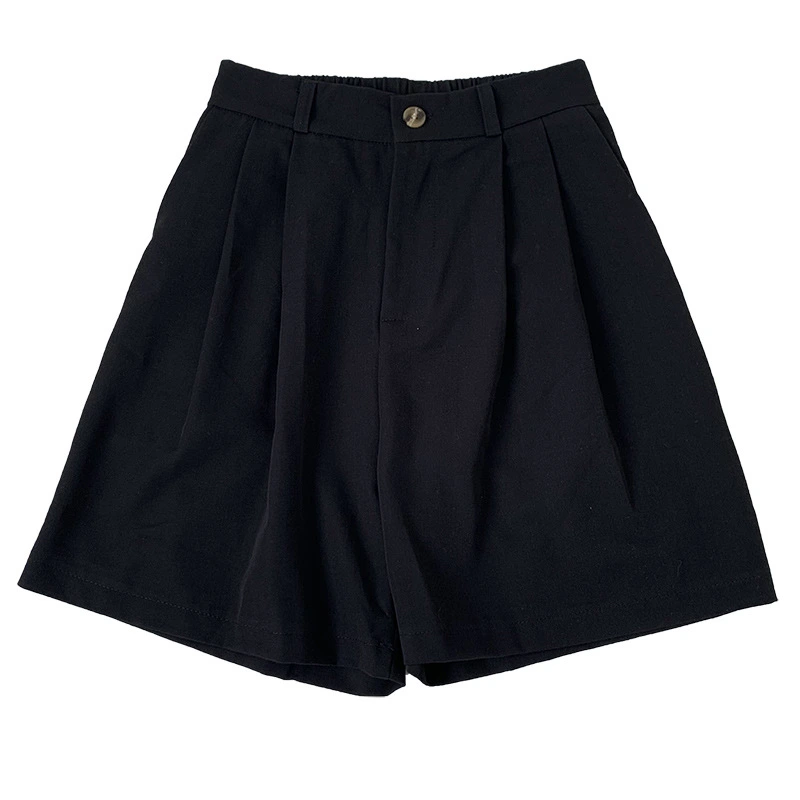 All-match Wide-leg Ladies Shorts