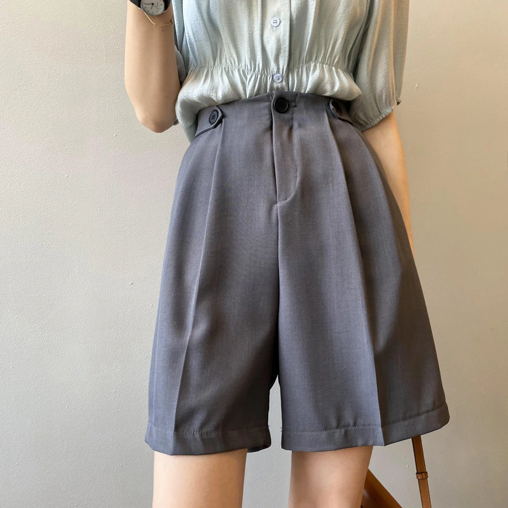 Korean Style Loose Wide Leg Drape Thin Pants