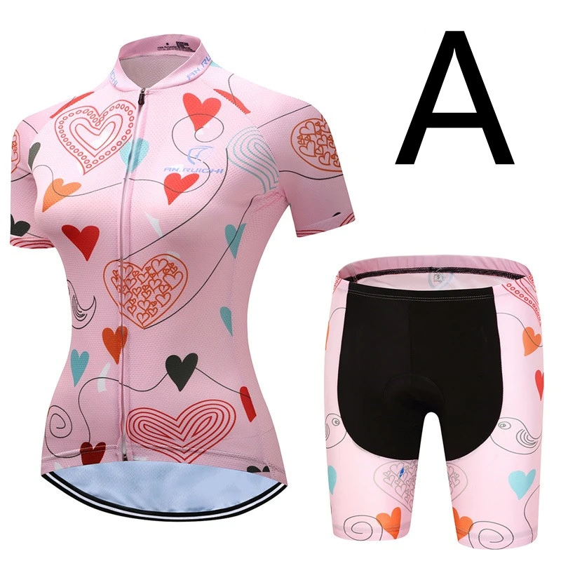 Children's Jersey, Girl Suit, Summer, Sports, Jersey, Mountain Bike, Bicycle Clothing Kit