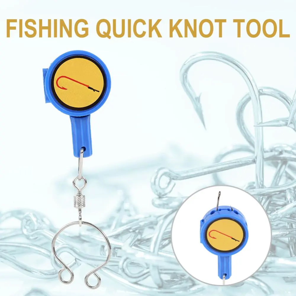 Fast Tie Nail Knotter Cutter Fishing Accessories ABS Fishing Quick Knot Tying Tool Cover Hooks